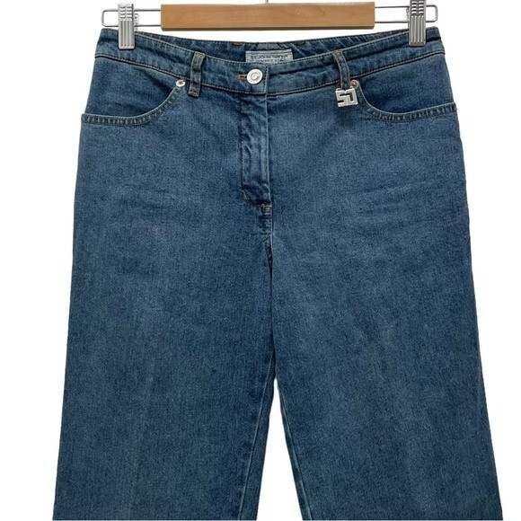 Vintage St. John Sport Jeans Medium Wash Straight Leg High Rise Women’s Size 2 - Picture 3 of 16